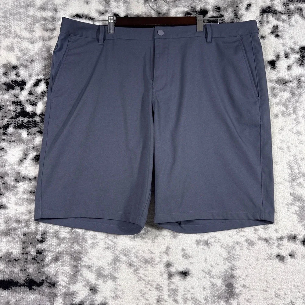 Puma Golf Mens Shorts Gray Flat Front Performance Stretch Size 42